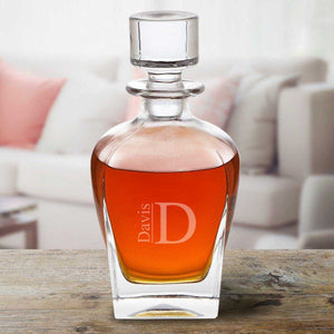 Personalized Antique 24 oz. Whiskey Decanter | JDS