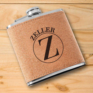 Personalized Flask - Cork | JDS