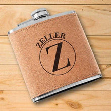 Load image into Gallery viewer, Personalized Cork Flask | JDS