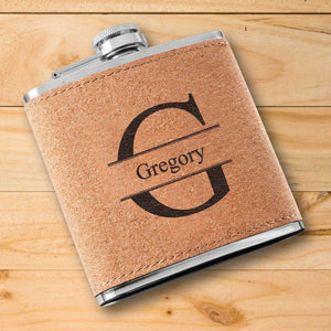 Personalized Flask - Cork | JDS