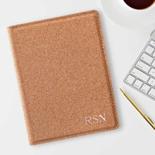 Load image into Gallery viewer, Monogram Passport Holder - Cork - Foil | JDS