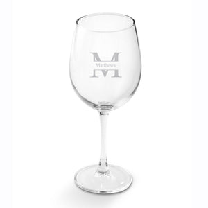 Personalized Wine Glasses - White Wine - Glass - 19 oz. | JDS