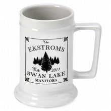 Load image into Gallery viewer, Personalized Lake House - Cabin Beer Mugs and Steins | JDS