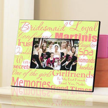 Load image into Gallery viewer, Personalized Bridesmaid Picture Frame | JDS