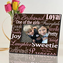 Load image into Gallery viewer, Personalized Junior Bridesmaid Picture Frame | JDS