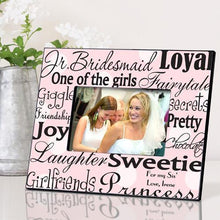 Load image into Gallery viewer, Personalized Junior Bridesmaid Picture Frame | JDS