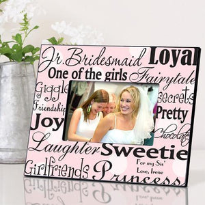 Personalized Junior Bridesmaid Picture Frame | JDS