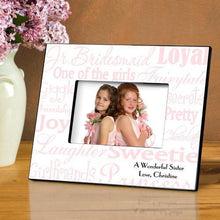 Load image into Gallery viewer, Personalized Junior Bridesmaid Picture Frame | JDS