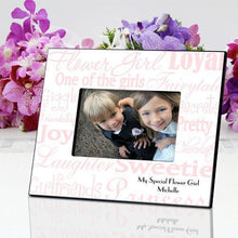 Load image into Gallery viewer, Personalized Flower Girl Picture Frame