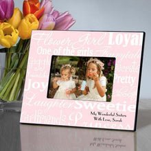 Load image into Gallery viewer, Personalized Flower Girl Picture Frame