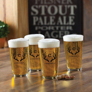 Personalized Pub Glass Set - Set of 4 | JDS