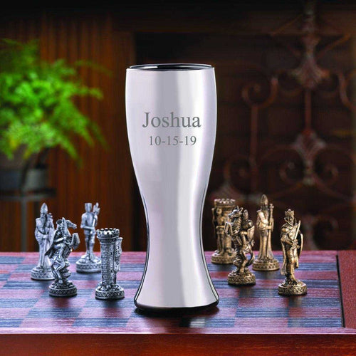 Personalized Gunmetal Pilsner | JDS