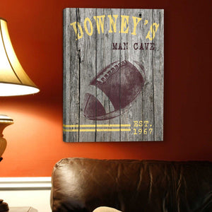 Personalized Man Cave Canvas Prints - Vintage | JDS