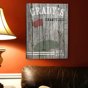 Personalized Man Cave Canvas Prints - Vintage | JDS