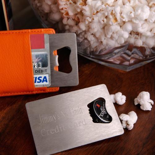 Personalized Credit Card Bottle Opener | JDS