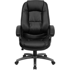 Custom Designed Deep Curved Lumbar Executive Office Chair With Your Personalized Name & Graphic