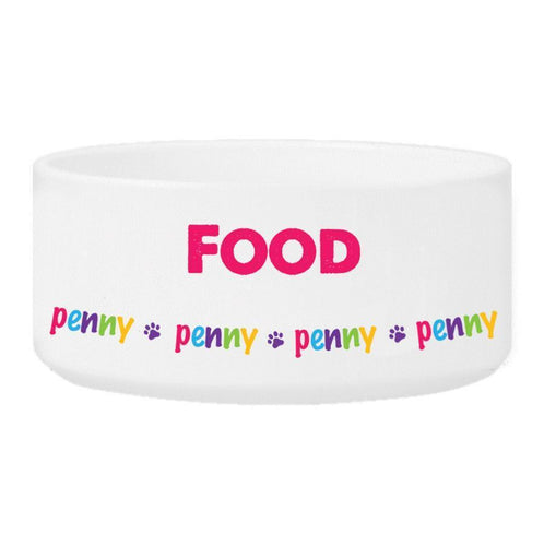 Personalized Girl Pet Bowl | JDS