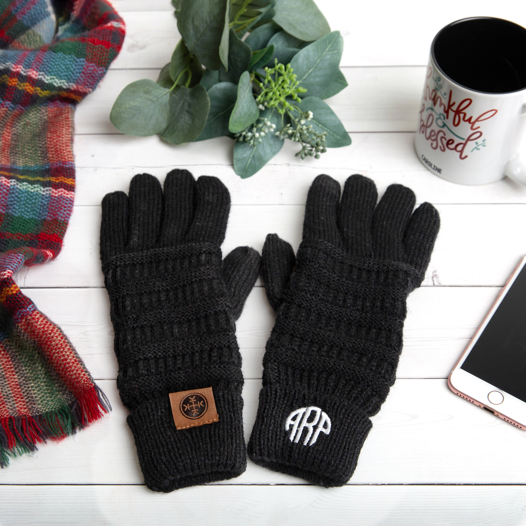 Monogram Gloves