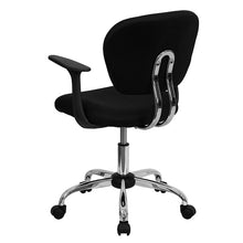 Load image into Gallery viewer, Custom Designed Mid-Back Mesh Swivel Task Chair with Chrome Base With Your Personalized Name