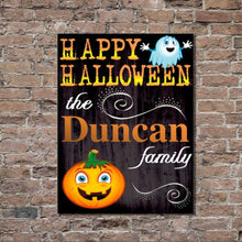 Load image into Gallery viewer, Personalized Halloween Stretched Canvas Wall Decor | JDS