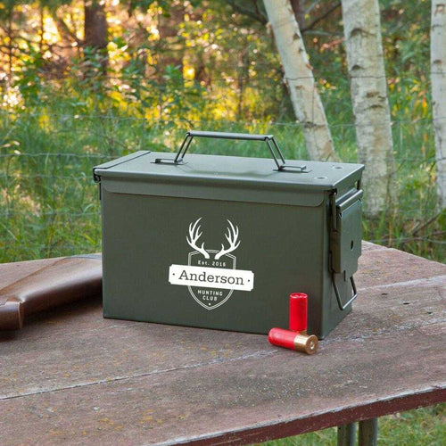 Personalized Ammo Box - Recon - Metal - Multiple Designs | JDS