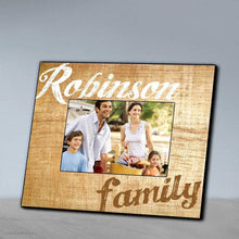 Load image into Gallery viewer, Personalized Family Wood Grain Picture Frame | JDS