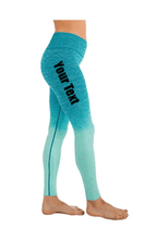 Load image into Gallery viewer, Custom Personalized Designed Ombre Yoga Pants Workout Leggings