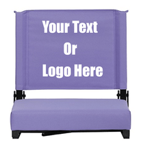 Load image into Gallery viewer, Custom Personalized Durable Stadium Chair with 3&quot; Thick Comfortable Cushion