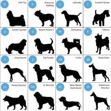 Load image into Gallery viewer, Personalized Silhouette Dog Throw Pillow | JDS