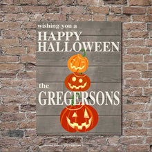 Load image into Gallery viewer, Personalized Halloween Stretched Canvas Wall Decor | JDS