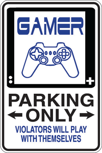 Personalized Novelty Sports Player Parking Sign, Bedroom Signs, Funny Gift Signs