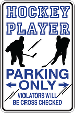 Load image into Gallery viewer, Personalized Novelty Sports Player Parking Sign, Bedroom Signs, Funny Gift Signs