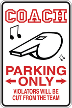 Load image into Gallery viewer, Personalized Novelty Sports Player Parking Sign, Bedroom Signs, Funny Gift Signs