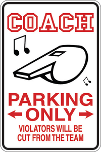 Personalized Novelty Sports Player Parking Sign, Bedroom Signs, Funny Gift Signs