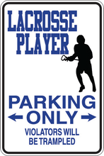 Load image into Gallery viewer, Personalized Novelty Sports Player Parking Sign, Bedroom Signs, Funny Gift Signs