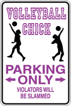 Load image into Gallery viewer, Personalized Novelty Sports Player Parking Sign, Bedroom Signs, Funny Gift Signs