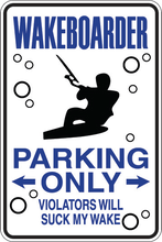 Load image into Gallery viewer, Personalized Novelty Sports Player Parking Sign, Bedroom Signs, Funny Gift Signs