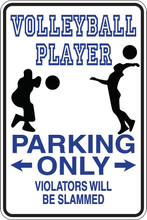 Load image into Gallery viewer, Personalized Novelty Sports Player Parking Sign, Bedroom Signs, Funny Gift Signs