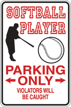 Load image into Gallery viewer, Personalized Novelty Sports Player Parking Sign, Bedroom Signs, Funny Gift Signs