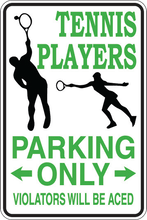 Load image into Gallery viewer, Personalized Novelty Sports Player Parking Sign, Bedroom Signs, Funny Gift Signs