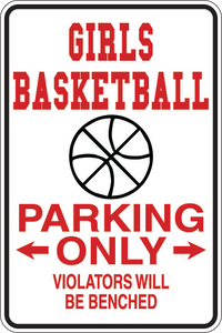 Personalized Novelty Sports Player Parking Sign, Bedroom Signs, Funny Gift Signs