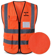 Load image into Gallery viewer, Custom Personalized Safety Vest Meets ANSI/ISEA Standards