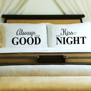 Personalized Couples Pillow Case Set - 9 Designs | JDS