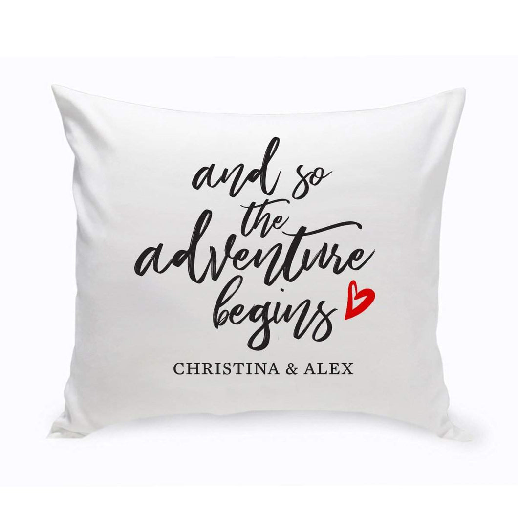 Personalized Adventure Throw Pillow | JDS