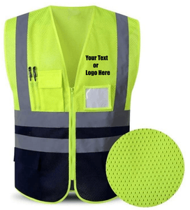 Custom Personalized Safety Vest Meets ANSI/ISEA Standards