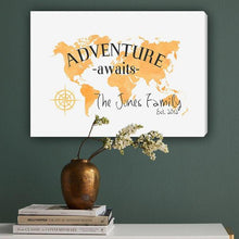 Load image into Gallery viewer, 18&quot;x 24&quot; Adventure Awaits Colorful Canvas | JDS