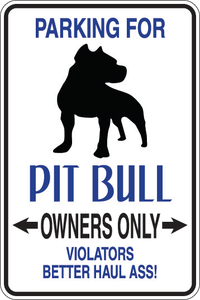 Personalized Novelty Pet Parking Sign, Animal Lover Signs, Funny Gift Signs