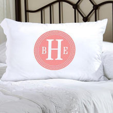 Load image into Gallery viewer, Personalized Felicity Chic Circles Pillow Case | JDS