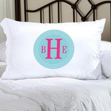 Load image into Gallery viewer, Personalized Felicity Chic Circles Pillow Case | JDS