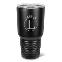 Load image into Gallery viewer, Personalized HÃºsavÃ­k 30 oz. Black Matte Double Wall Insulated Tumbler - Personalized Tumbler for Groomsmen - All | JDS